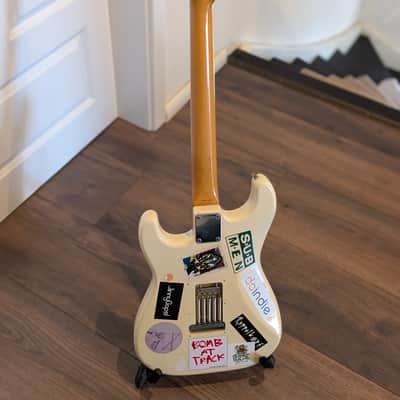 Fender Stratocaster 1986 - White 40 years old Great Sound image 12