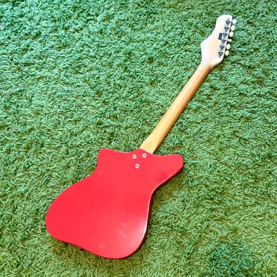 1960's Alamo Fiesta Guitar Bright Red image 5