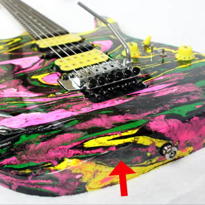 Custom Swirl Painted and Upgraded (MIK) Ibanez RG 270 Electric Guitar image 15