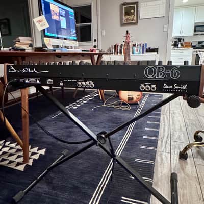 Dave Smith Instruments OB-6 49-Key 6-voice Polyphonic Synthesizer 2017 - Present - Black image 5