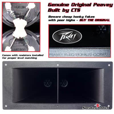 Peavey 70777107 DUAL DRIVER 5"x11" PIEZO HORN TWEETER for KB300 112H 115H & more image 8