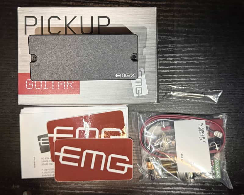EMG 81-7X 7-String Active Humbucker Bridge Pickup, Black image 1