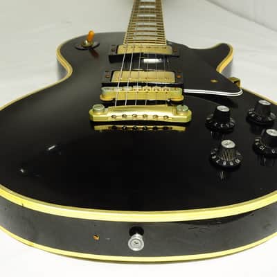 1990 Greco EGC-900D Single Cut Type Black Electric Guitar Ref.No 3765 image 3