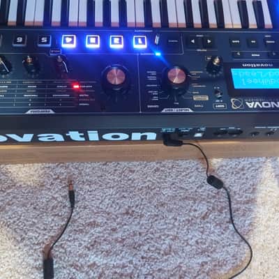 Novation MiniNova 37-Key 18-Voice Synthesizer 2012 - Present - Blue image 3