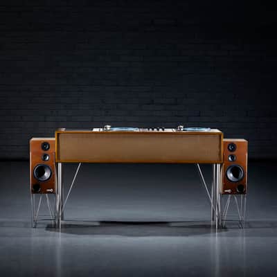 Bespoke Vinyl DJ Console - Hatchett Sound Furniture image 1