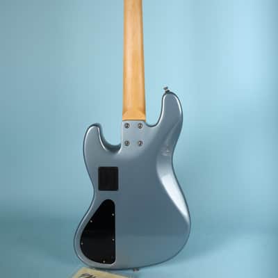 Mike Lull M5V Jazz Electric Bass 5 String Lake Placid Blue with Case image 14