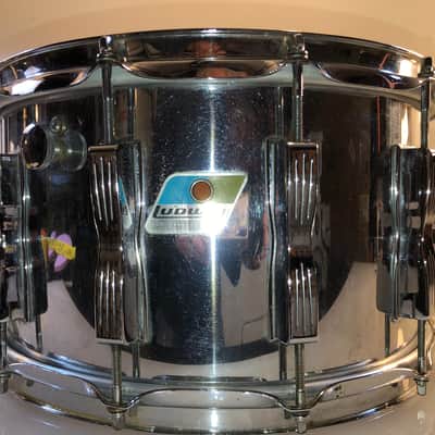 Lidwig Coliseum Chrome over wood 1979 snare drum image 11