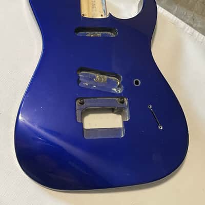 1990 Japan Charvel 275 Deluxe Candy Blue Guitar Body Floyd Ready image 5