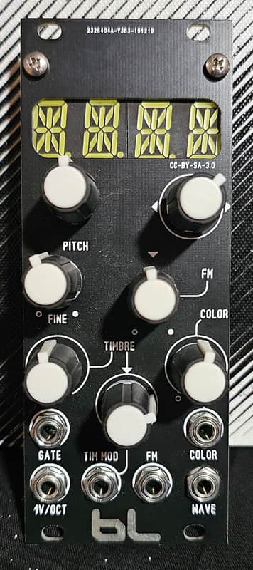Blue Lantern Mutable Instruments Braids 2023 - Black Panel image 1