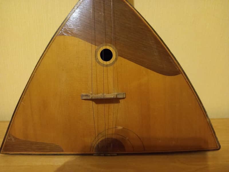 Balalayka USSR Soviet Folk Instrument Balalaika 3 Strings Vintage image 1
