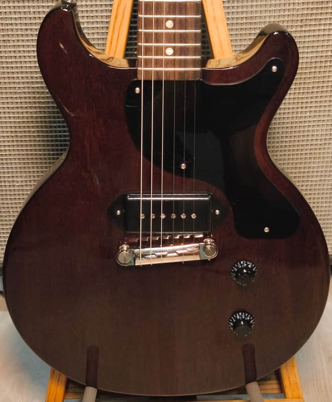 Gibson Les Paul Junior Double Cutaway 2024 Dark Walnut image 1