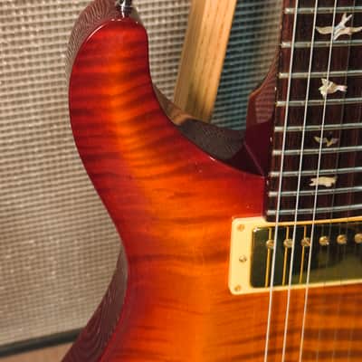 PRS Hollowbody II 2003 Dark Cherry Sunburst for sale or Trade image 5