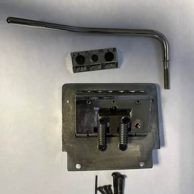 Vintage 1980's ~ Chrome ~ Kahler 2300 Tremolo Trem Bridge, with Arm / Bar, Flush Mount Whammy image 2