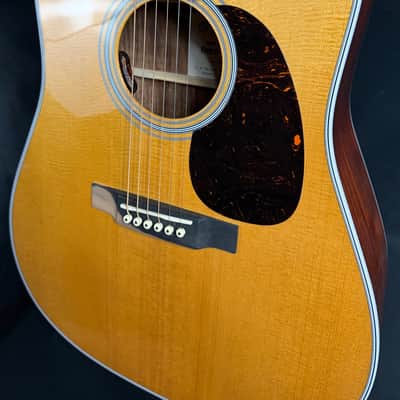 Martin DE Retro Plus Granadillo Dreadnought Acoustic-Electric Guitar Vintage Natural w/ Soft Case (522) image 7