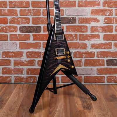 Jackson USA Custom Shop RRTQ Rhoads Quilt Maple Top Trans Black Burst 2022 w/OHSC image 3