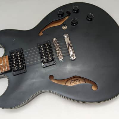 Ibanez AS73B-BKF Artcore - 2009 - Flat Black - Setup - New Strings - image 1