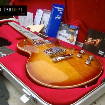 ♚SUPERB♚2017 GIBSON LES PAUL TRADITIONAL HP♚HONEYBURST AAA♚Mother Pearl♚Standard image 3