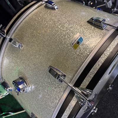 Ludwig 1970s 3 Ply Silver Sparkle "Bonham" Set. (Almost) Excellent!! image 11