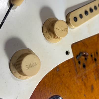 Fender Stratocaster Hardtail 1959 - Sunburst Lefty image 11