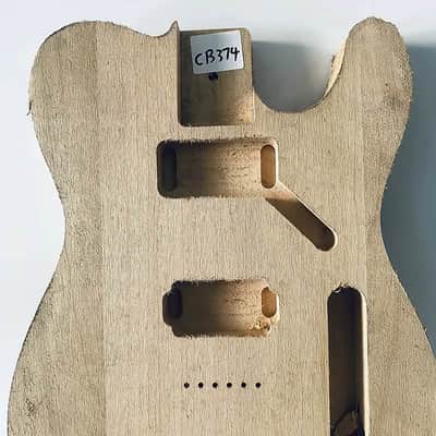 Harley Benton Tele Style Guitar Neck with HH Unfinished Body Set image 23