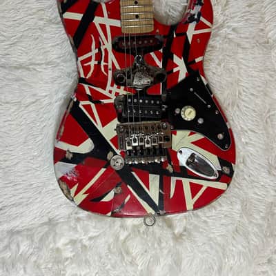 MEAN STREET Custom Blue Van Halen Frankenstrat | Tom Anderson