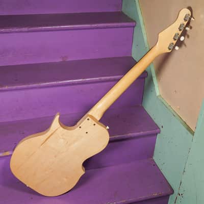 1950s Carvin 7-BG Short Scale Pocket Electric Bass Guitar (VIDEO! Work Done, Ready) image 9