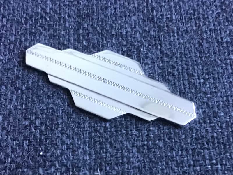 Gibson L-5 tailpiece silver medallion inserts Replica L5 image 1
