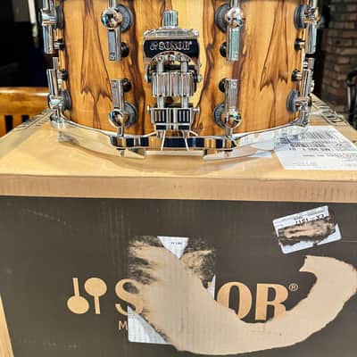 Sonor SQ2 Vintage Beech 14x7.5 - African Marble image 3