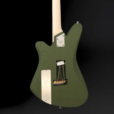 Tao Guitars Sutorato “U-A-M” - Lincoln Green (black filled pores) w/ ABM 2-Point Trem. NEW (Authorized Dealer) *VIDEO ADDED* image 9