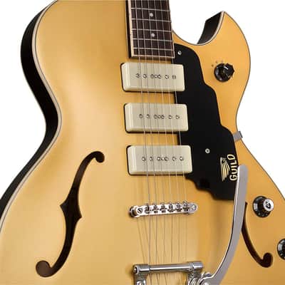 Guild Starfire I Jet 90 with Vibrato - Satin Gold image 6