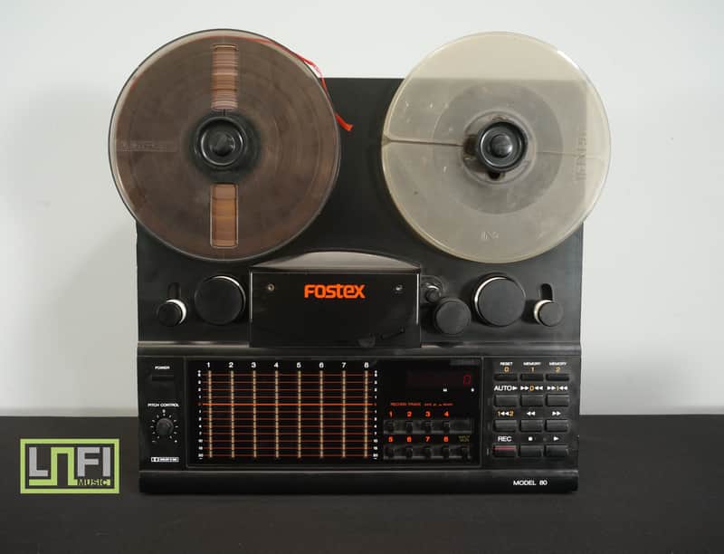 Fostex M80 80s/90s 8 Track Multi-Track 1/4" Reel-to-Reel Tape Recorder - 100V image 1