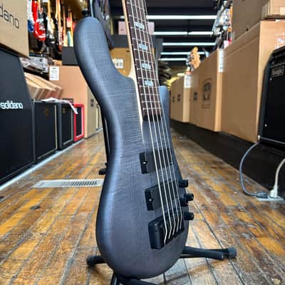 Spector Euro 5 LX Bolt-On 5-String Electric Bass Guitar Transparent Black Stain w/Padded Gig Bag image 2