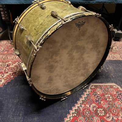 Slingerland Radio King 1948 - Faded Black Marine Pearl image 4