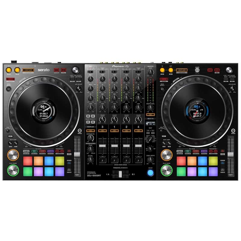 Pioneer DJ DDJ-1000SRT Club-style 4-Channel Performance DJ Controller for dedicated use with Serato DJ Pro (Open Box) image 1