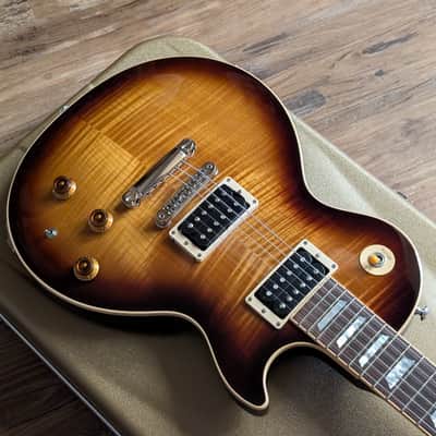 Gibson Les Paul Less Plus Electric Guitar 2015 Flamed Desert Burst W/OHSC & Candy image 7