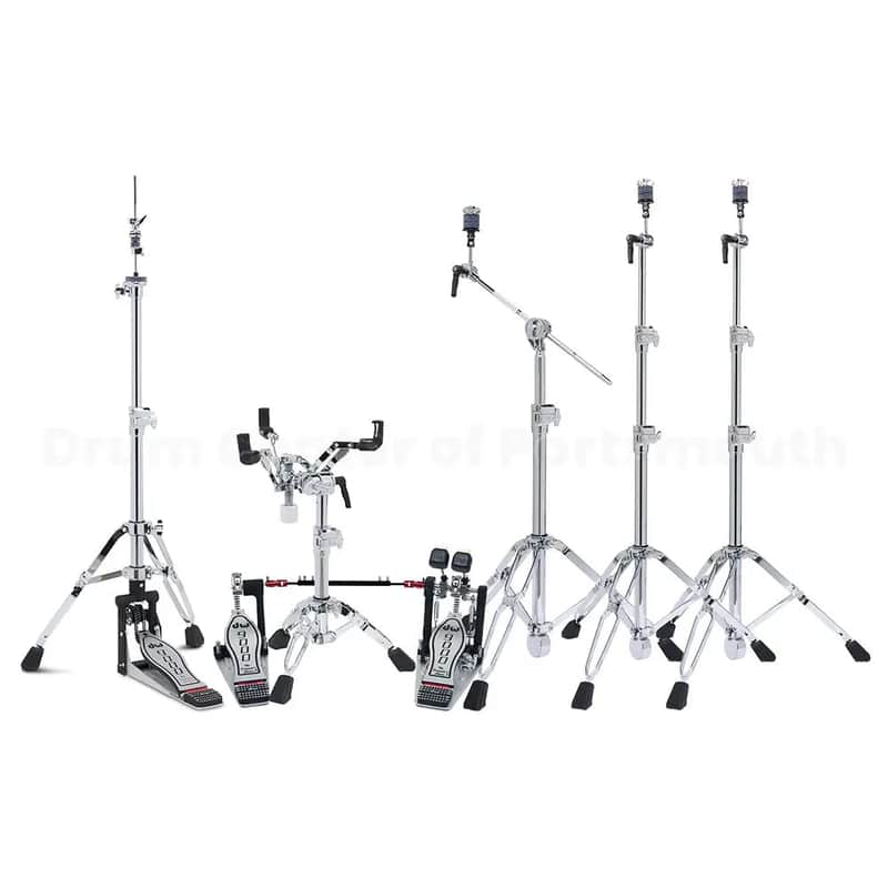 DW 9000X Touring Drummer's Hardware Pack w/Double 9000 Pedal image 1