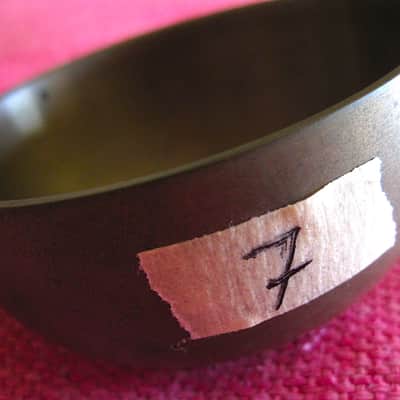 Japanese Rin Singing Bowl Cup Chime - Vintage image 4