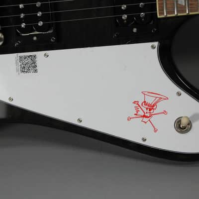 2018 Epiphone Ltd. Ed. Slash Signature Firebird Premium Outfit Signed #95/100 Trans Black w/OHSC image 17