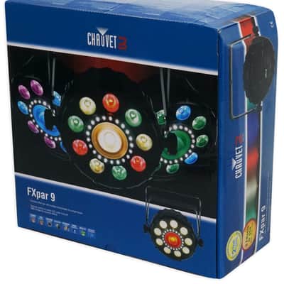 Chauvet DJ FX Par 9 Compact DMX Multi-Effect LED, SMD RGB+UV Strobe Par Light image 8