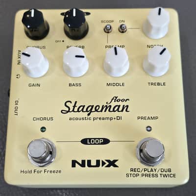 NuX NAP-5 Stageman Floor Deluxe Acoustic Preamp / DI image 2