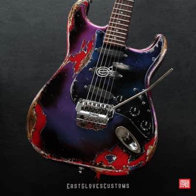 Fender Stratocaster Contemporary E Series Floyd Rose System1 Flip Flop Finish Heavy Aged Relic Rare image 6
