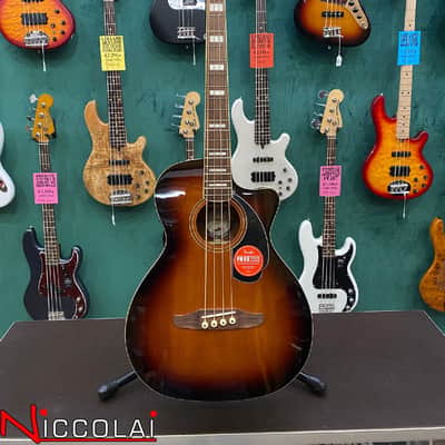 FENDER Kingman Bass, Walnut Fingerboard, Black Pickguard, Shaded Edge Burst image 3