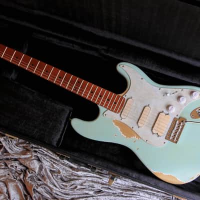 Build to Order GB Liuteria Traditional Strato Custom shop - Light blue relic image 10