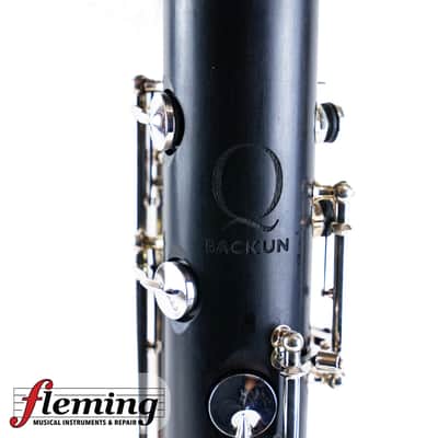 Backun Q Series Professional Bass Clarinet to Low C - Grenadilla / Silver Plate Bild 2