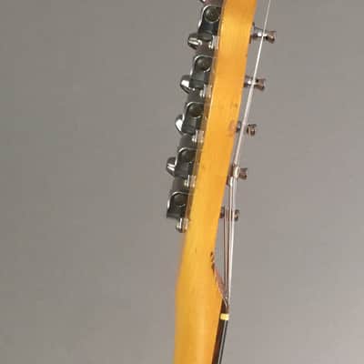 LEFTY! Vintage 1987 Fender MIJ 70s Reissue Telecaster Relic Custom Color Black Tele FujiGen Collector Series CTL50L HSC image 13