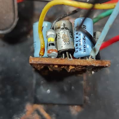 Guyatone Crazy Face Fuzz 1960's 2SR136 Transistors Sears Vintage Crazyface Shin-Ei image 10