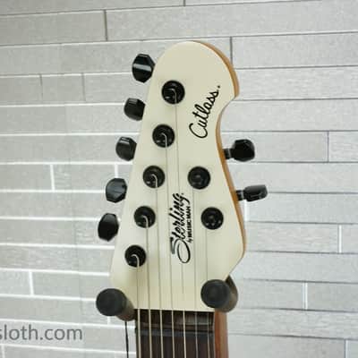 Sterling Jason Richardson Signature 7-String Cutlass - Pearl White image 18