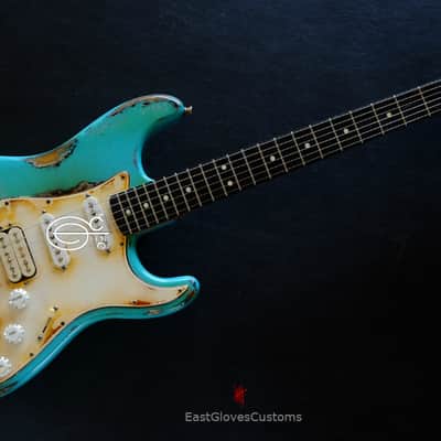 Fender Stratocaster HSS Seafoam Green Heavy Aged Relic image 15