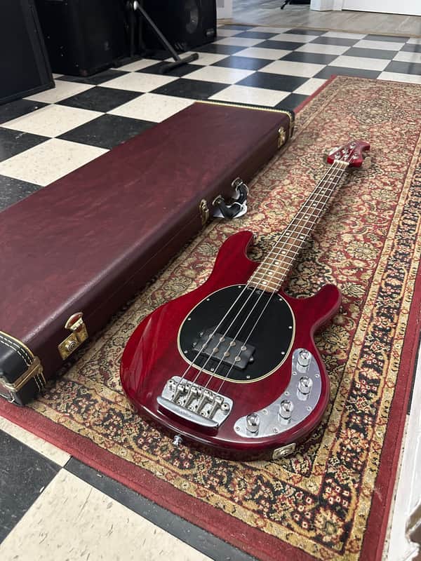 Ernie Ball Music Man 30th Anniversary StingRay 4 H Trans Red image 1