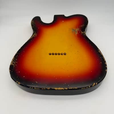 MJT Telecaster Body 1-Piece Alder Relic Nitro Light mjt6651 image 8